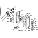 Kenmore 1039887520 control panel section diagram