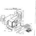 Kenmore 1196468112 body section diagram