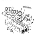 Kenmore 119662 hot plate diagram