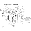 Kenmore 1197038210 body section diagram