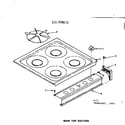 Kenmore 1197038211 main top section diagram