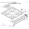 Kenmore 1197048310 main top diagram