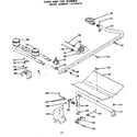 Kenmore 1197048310 oven and top burner parts diagram