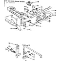 Kenmore 1197077910 top and oven burner section diagram