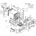 Kenmore 1197087620 body section diagram