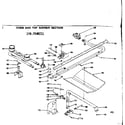 Kenmore 1197098211 oven and top burner section diagram