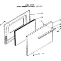 Kenmore 1197108310 oven door diagram