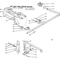 Kenmore 1197137711 oven burner section diagram