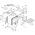 Kenmore 1197178210 body section diagram