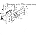 Kenmore 1197237661 backguard section diagram