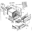 Kenmore 1197237611 body section diagram
