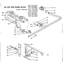 Kenmore 1197237661 top and oven burner section diagram