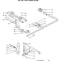 Kenmore 1197237810 top and oven burner section diagram