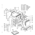 Kenmore 1197407460 body diagram