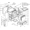 Kenmore 1197407422 body diagram