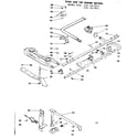 Kenmore 1197417911 oven and top burner section diagram