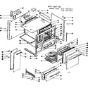 Kenmore 1197427911 body section diagram