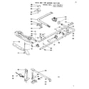 Kenmore 1197427911 oven and top burner section diagram
