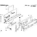 Kenmore 1197428010 backguard section diagram