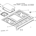 Kenmore 1197447610 main top section diagram