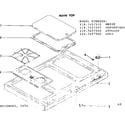 Kenmore 1197457560 main top diagram