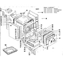 Kenmore 1197457560 body section diagram