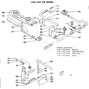 Kenmore 1197457560 oven and top burner diagram