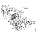 Kenmore 1197467810 body section diagram