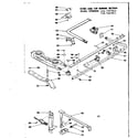 Kenmore 1197467811 oven and top burner section diagram