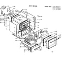 Kenmore 1197487810 body section diagram