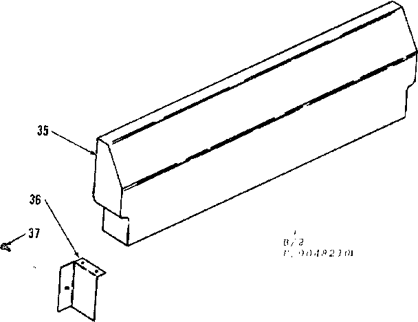 Kenmore 1199048211 backguard section diagram
