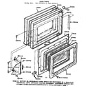 Kenmore 5649978010 door parts diagram