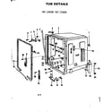 Kenmore 587158300 tub details diagram