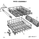 Kenmore 587700210 rack assembly diagram
