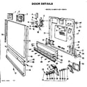 Kenmore 587700413 door diagram