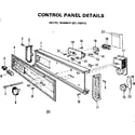 Kenmore 587700413 control panel diagram