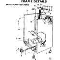 Kenmore 587700413 frame diagram