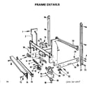 Kenmore 587701800 frame details diagram