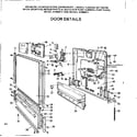 Kenmore 587703100 door details diagram