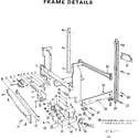 Kenmore 587703100 frame details diagram