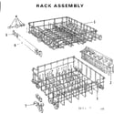 Kenmore 587703100 rack assembly diagram
