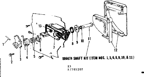 Kenmore 587703202 detergent cup details diagram