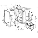 Kenmore 587721405 tub details diagram