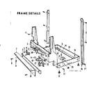 Kenmore 587721505 frame details diagram