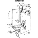 Kenmore 587760714 frame details diagram
