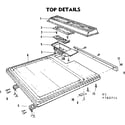 Kenmore 587760714 top details diagram