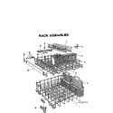 Kenmore 587760714 rack assemblies diagram