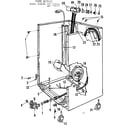 Kenmore 587770513 frame details diagram