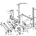Kenmore 587773301 frame details diagram