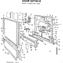 Kenmore 587779200 door details diagram